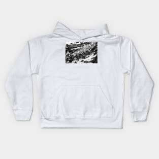 Rocks, Snow, Water Kids Hoodie